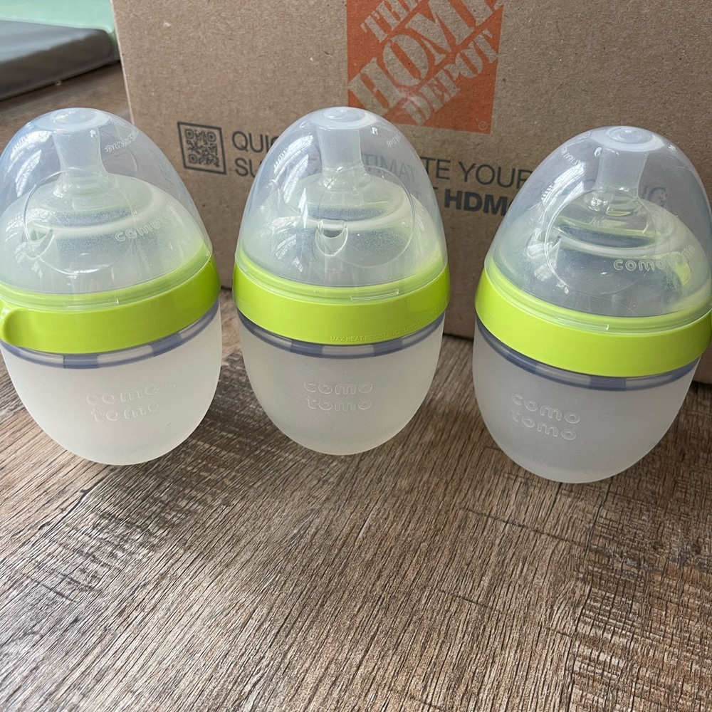 Baby Bottles - Green